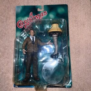 NECA - A Christmas Story  Action Figure Lot-Dad, Ralphie, Mom & Randy, Flick New